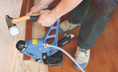 wood floor air nailer